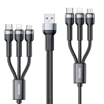 REMAX 6 IN 1 RC-124 2.4A FAST CHARGING CABLE