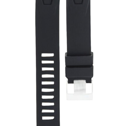 Silicone Plain Band/Strap 20mm Black