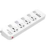 LDNIO 4 USB 4 Power Socket