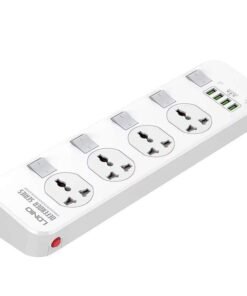 LDNIO 4 USB 4 Power Socket