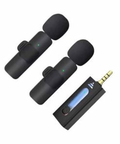 K35 Dual Wireless Microphone For 3.5mm