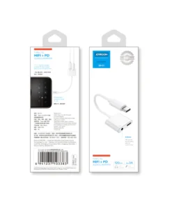 Joyroom SH-C1 Type-C HIFI + PD Audio Converter-White
