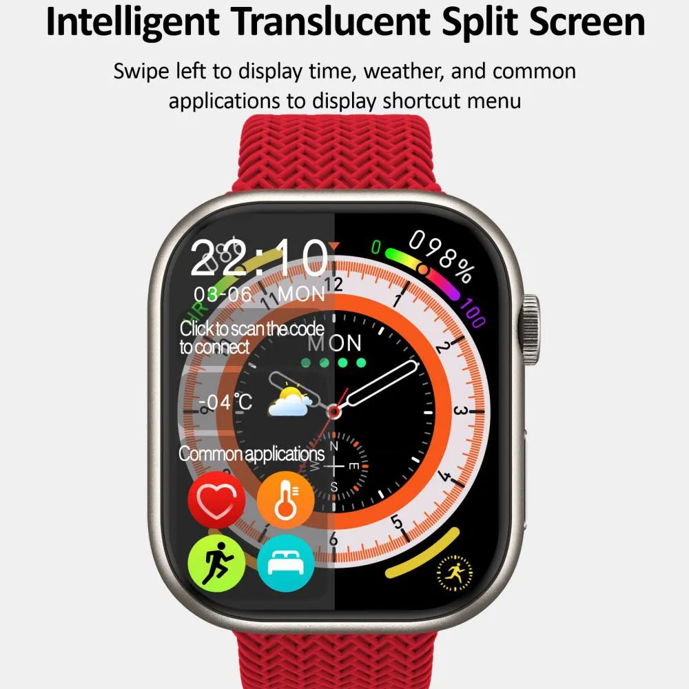 HK9 Pro MAX Smart Watch AMOLED Screen with ChatGPT