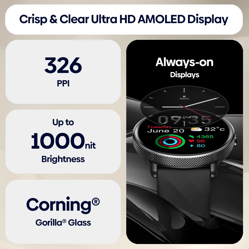Zeblaze GTR 3 Pro Amoled Display Smart