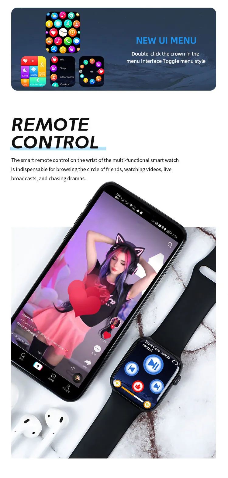  HW7 Max Smart Watch Series 7 Smartwatch