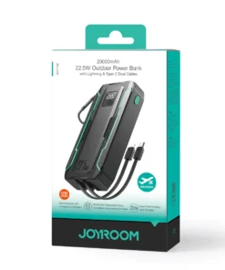JOYROOM JR-L018 20000mAh 22.5W Power Bank with Dual Cable Built-in Buzzer with Emergency SOS Alarm - 2