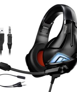 Mowi R2 RGB Lighting Over-Earphone Gaming Headset Both For PC & Phone - 3