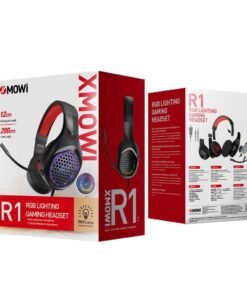 MOWI R1 STEREO 3.5MM NOISE CANCELLING HEADSET GAME WITH MIC LED LIGHT