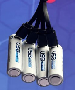AIVR USB-C RECHARGEABLE BATTERIES 4PC AA 2550 mAh - 2