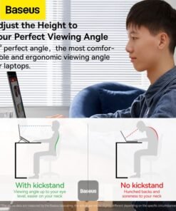 Baseus Slim Laptop Kickstand 2pcs – portable ergonomic laptop stand (view 3)