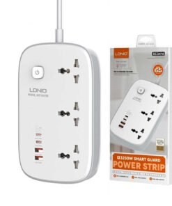 LDNIO SC3416 Power Strip 65W 3 Sockets With 4 Port Charger - 2