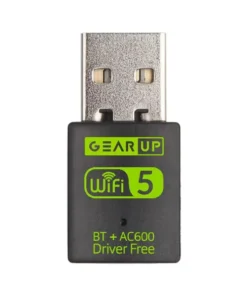 GearUP 600Mbps Dual Band WiFi + Bluetooth Adapter