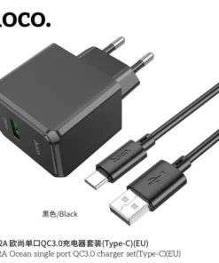 Hoco CS12A Charger Adapter With Type-C Cable