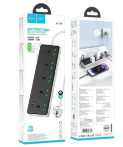 HOCO Power Socket AC13A 5 Port + 4 USB - 2
