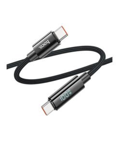 HOCO U125 Benefit 100W Charging Data Cable With Display Type C To Type C