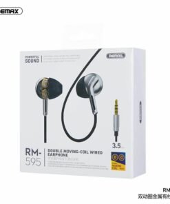 Remax RM-595 Double Moving Coil 3.5mm Earphone - 2