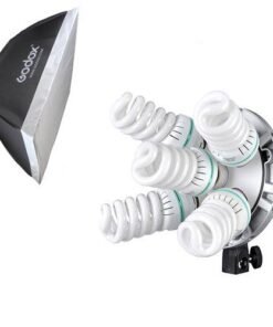 Godox Softbox Lighting Setup For YouTube Home Studio, Live Streaming Combo Set- Softbox, Light Holder, Tripod Stand Full Setup - 3