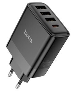 Hoco C127A 45W travel adapter 3 USB-A + TYPE-C to TYPE-C Cable 1m