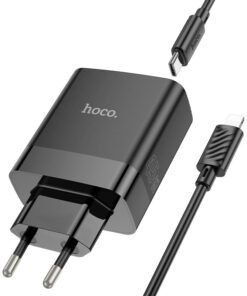Hoco C127A 45W travel adapter 3 USB-A + TYPE-C to TYPE-C Cable 1m - 2
