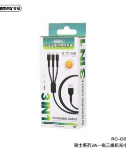 Remax RC-C007 Knight Series 3A 1.2m 3-in-1 Data Cable - 2