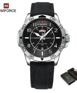 NAVIFORCE Fashion Nylon Strap Waterproof Quartz Men’s Sport Watches NF9204 - 2