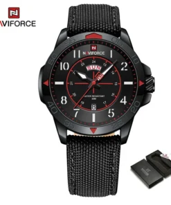 NAVIFORCE Fashion Nylon Strap Waterproof Quartz Men’s Sport Watches NF9204