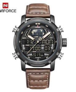 NAVIFORCE 9160 PU Leather Watch - 3