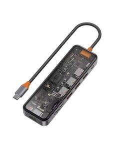 WiWU Transparent Design 7 in 1 Type C Cyber Hub