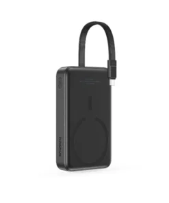 Baseus Magnetic Mini 30W 10000mAh Wireless Power Bank With Built-in USB-C Cable