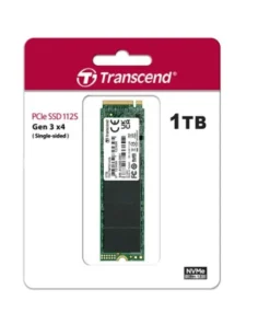Transcend 1TB 112S M.2 2280 PCIe NVMe Gen3x4 3D TLC DRAM-Less Internal SSD