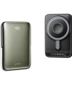 WiWU Wi-P018 Elite Power Bank 10000mAh Magnetic Wireless Charging With Stand