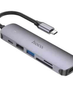 Hoco HB28 6-in-1 Multifunction USB Type-C Hub - 4