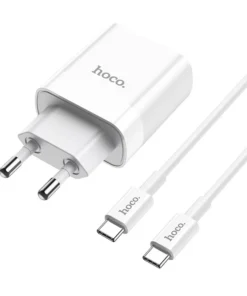 C80A Rapido PD20W + QC3.0 EU Wall Charger Set with Cable - 3