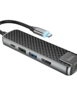Hoco HB23 Easy view 5-in-1 Multimedia USB Type-C Hub - 3