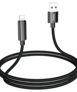 Hoco U125 Benefit USB-A to Lightning 12W Data Cable With Display