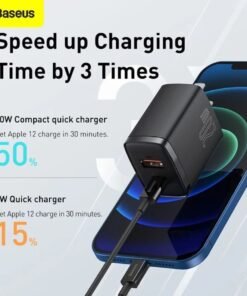 Baseus U+C 20W Compact Quick Charger - 3