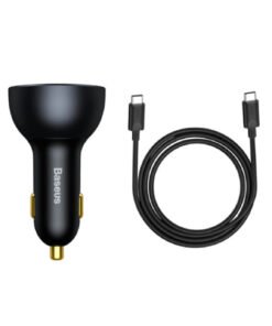 Baseus 160W Car Charger Qualcomm Quick Charge 2C+U With 100w Type-C Cable