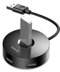 Baseus 4-in-1 Round Box USB HUB Adapter