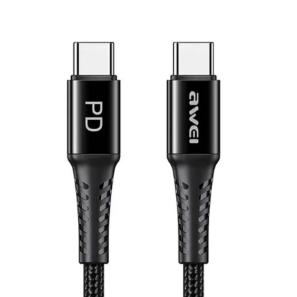 Awei CL-111T 60W PD QC3 Fast Charging Data Cable 1m