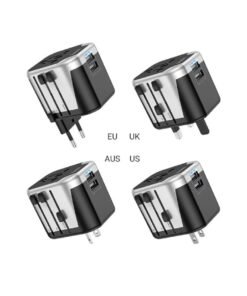 Hoco AC5 2USB+1Socket Universal Conversion Charger - 2