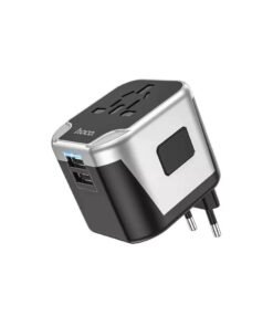 Hoco AC5 2USB+1Socket Universal Conversion Charger