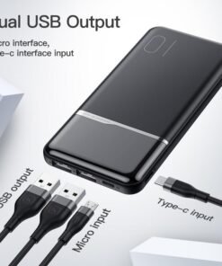 KUULAA 10000mAh Power Bank 18W Quick Charge 3.0 - 5