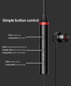 Lenovo HE05X Wireless Bluetooth 5.0 Neckband Earphones - 4
