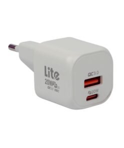 Lite 20W Super Silicon PD USB Fast Charger-White