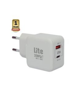 Lite 35W PD USB Fast Charger GaN- White - 3