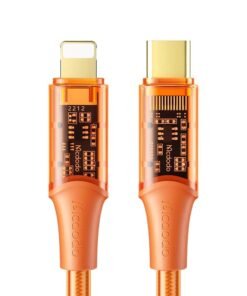 Mcdodo Amber Series USB-C to Lightning 36W Transparent Cable
