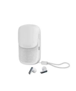 Recci RSK-W27 3 in 1 TWS Speaker with Earbuds and Flashlight