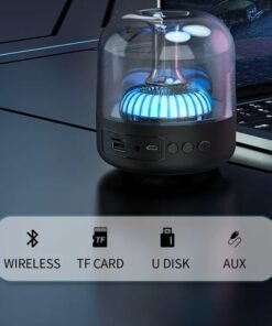Recci RSK-W31 LED Amber Wireless Speaker - 2
