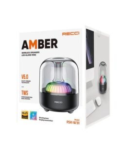 Recci RSK-W31 LED Amber Wireless Speaker - 3