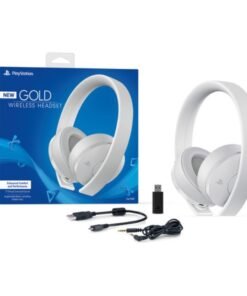 Sony PS4 Gold Wireless Headset White - 4
